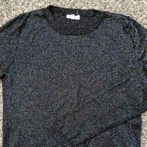 Urban Outfitters Black Sparkle Sweater Size M